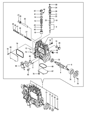 FUEL INJECTION PUMP (3TNM72-AMW) FUEL INJECTION PUMP (3TNM72-AMW)