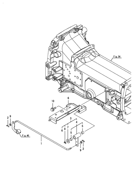 STEP STAY(2 (LX490(YANMAR))