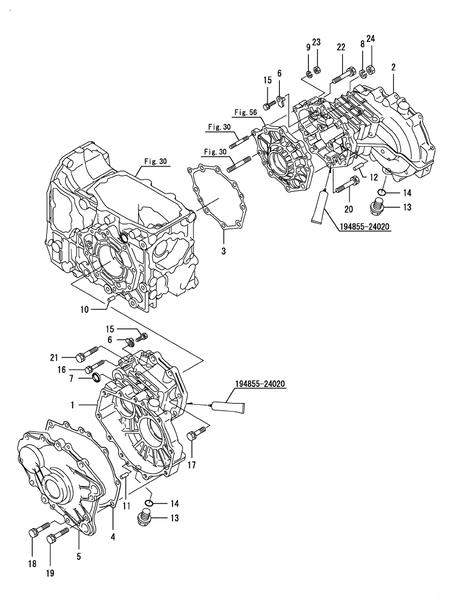 REAR HOUSING (SX3100(YANMAR)) REAR HOUSING (SX3100(YANMAR))