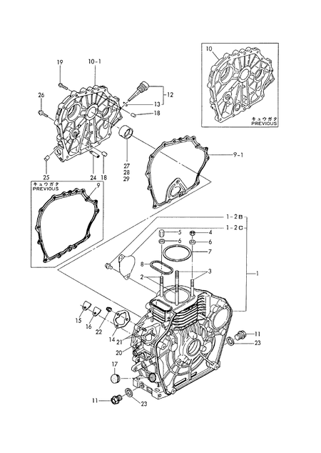 CYLINDER BLOCK (YDP3E)