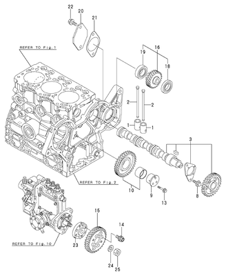 CAMSHAFT & DRIVING GEAR (3TNV76-CSA)