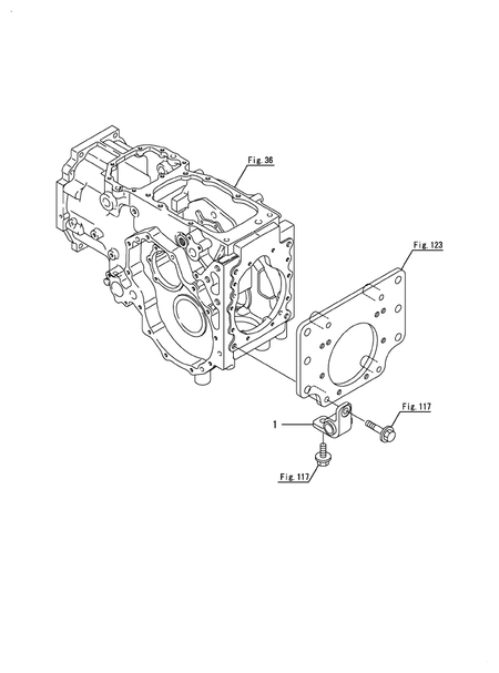 LOWER LINK HINGE (EX3200(YANMAR))