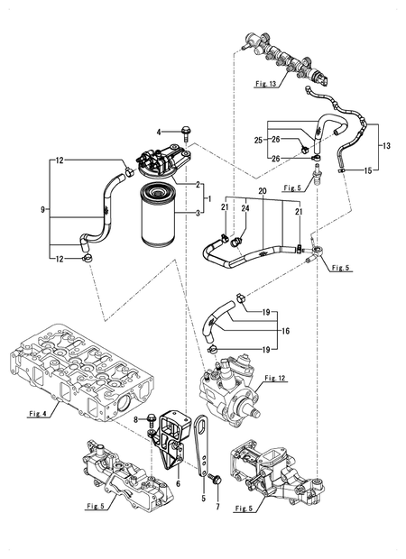 FUEL PIPE (3TNV88C-DGZ)