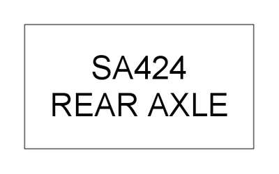REAR AXLE (SA424)