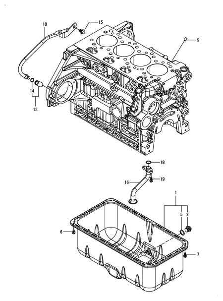 OIL SUMP (4TN107FTT-5SMUF)