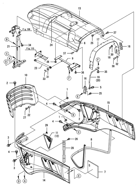 HOOD (LX4100(YANMAR))