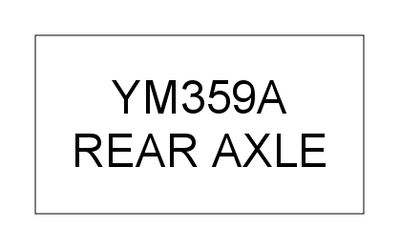 REAR AXLE (YM359A)