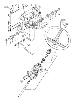 STEERING COLUMN (LX4100(YANMAR)) STEERING COLUMN (LX4100(YANMAR))