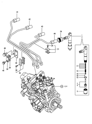 FUEL INJECTION VALVE (4TNV98-NSA2)