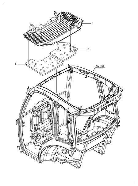 FLOOR MAT(CABIN) (YT359Y)