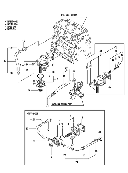 OIL COLLER (4TNV84T-DSA)