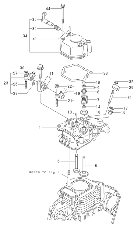 CYLINDER HEAD & BONNET (L48AE-DGYC) CYLINDER HEAD & BONNET (L48AE-DGYC)