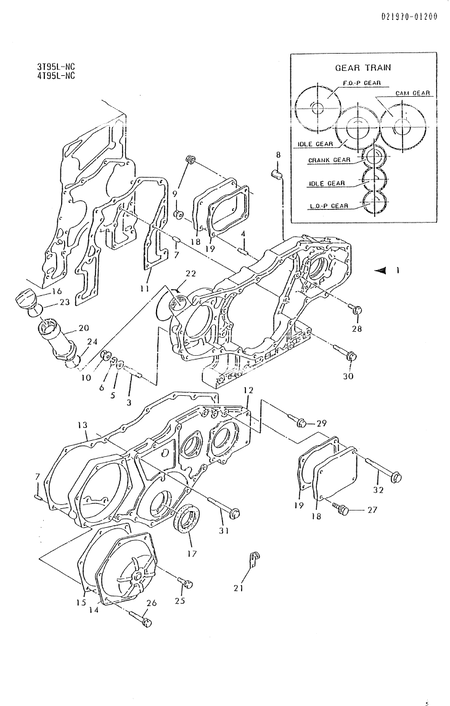 GEAR HOUSING (4T95LT-NC)