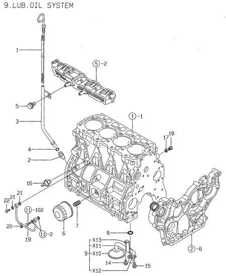 LUB.OIL SYSTEM (4TNE94-SF) LUB.OIL SYSTEM (4TNE94-SF)