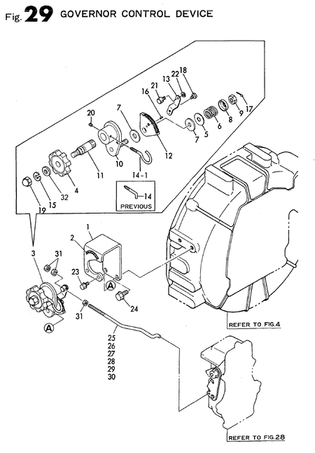 GOVERNOR CONTROL DEVICE (4TN82E-G1) GOVERNOR CONTROL DEVICE (4TN82E-G1)