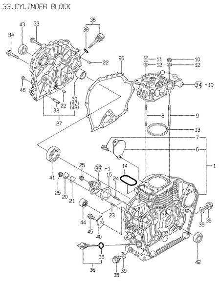 CYLINDER BLOCK (L40AE-DP3D)