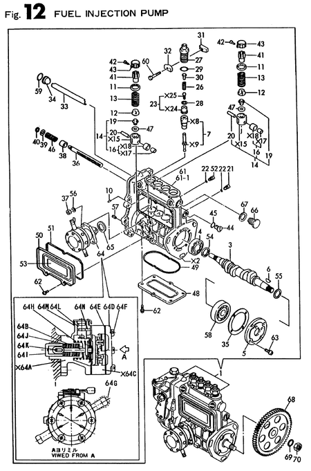 FUEL INJECTION PUMP (4TN82E-RNS)