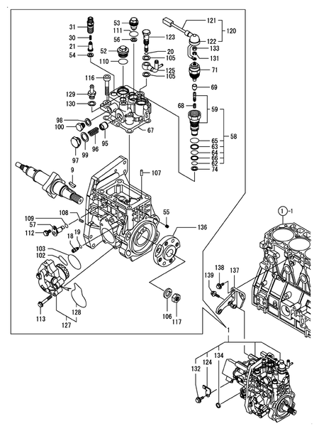 FUEL INJECTION PUMP (4TNV98T-ZMRFQ)