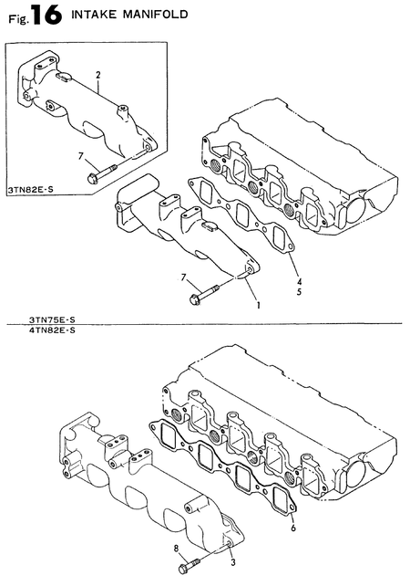 INTAKE MANIFOLD (4TN82E-S) INTAKE MANIFOLD (4TN82E-S)