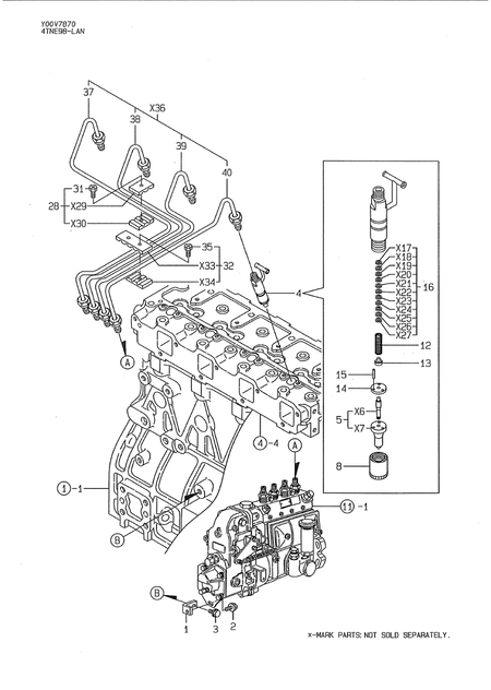FUEL INJECTION VALVE (4TNE98-LAN) FUEL INJECTION VALVE (4TNE98-LAN)
