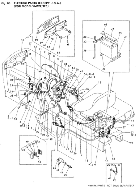 ELECTRIC PARTS (FOR YM122/126) (YM146)