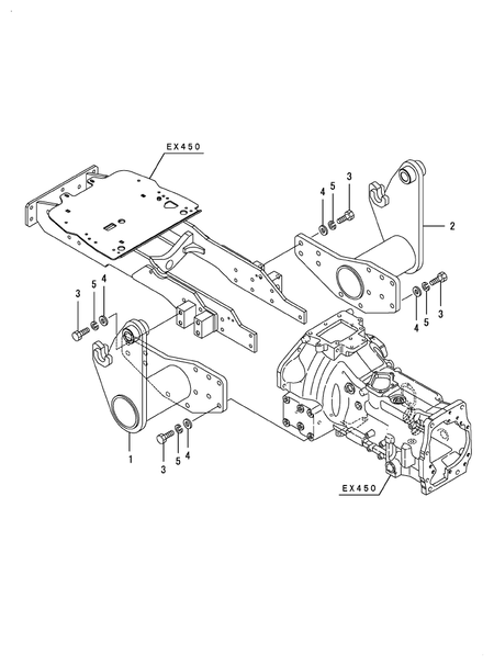 BRACKET (CL400(YANMAR)) BRACKET (CL400(YANMAR))