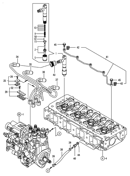 FUEL INJECTION VALVE (4TNV84T-GKM)