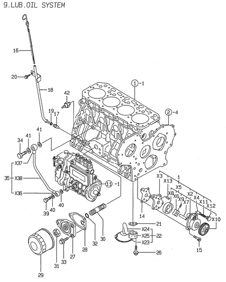 LUB.OIL SYSTEM (4TNE88-MS)