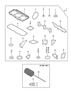 GASKET SET (3TNV84T-KSA) GASKET SET (3TNV84T-KSA)