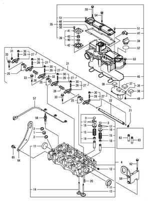 CYLINDER HEAD & BONNET (3TNV80FT-ZMYA) CYLINDER HEAD & BONNET (3TNV80FT-ZMYA)