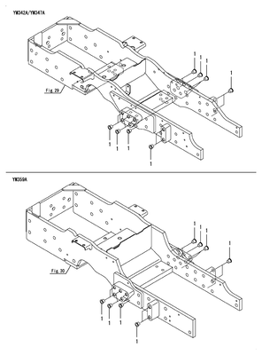 CAP(FRONT AXLE BRACKET) (YM342A)