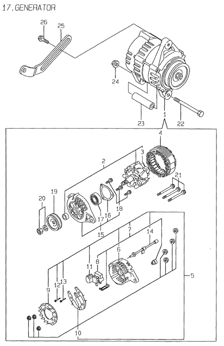 GENERATOR (4TN84E-RK)
