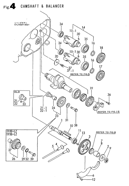 CAMSHAFT & BALANCER (TF90-H/HSK) CAMSHAFT & BALANCER (TF90-H/HSK)