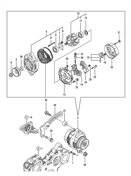 GENERATOR (3TNV88-BNRG2H) GENERATOR (3TNV88-BNRG2H)