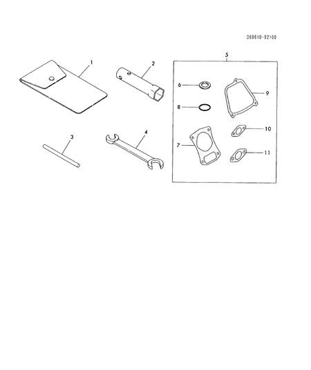 TOOL & GASKET SET(ENGINE) (YES3800)