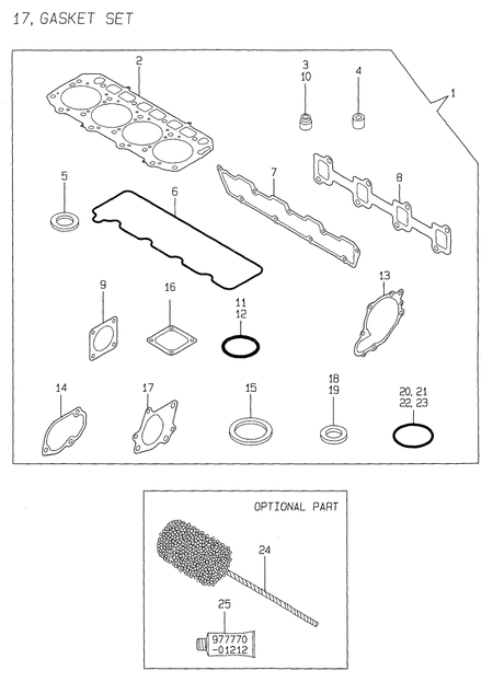 GASKET SET (4TNE98-SA)