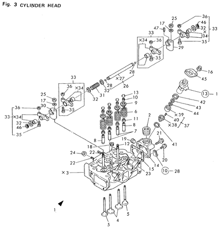 CYLINDER HEAD (2T75U-NP)