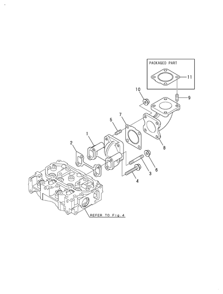 EXHAUST MANIFOLD (2TNV70-ASA)