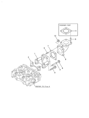 EXHAUST MANIFOLD (2TNV70-ASA)