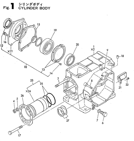 CYLINDER BODY (TS60-GSK) CYLINDER BODY (TS60-GSK)