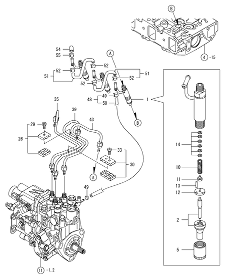 FUEL INJECTION VALVE (3TNV88-NNS)