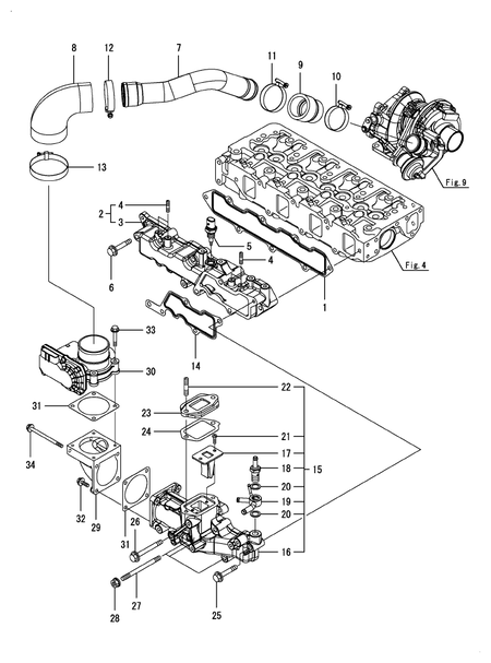 SUCTION MANIFOLD (4TNV86CT-DTR)