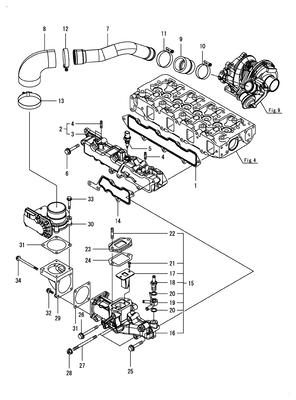 SUCTION MANIFOLD (4TNV86CT-DWZ) SUCTION MANIFOLD (4TNV86CT-DWZ)