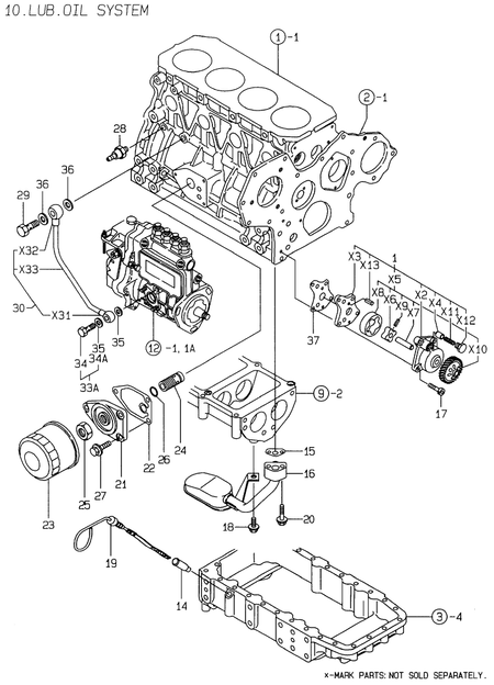 LUB.OIL SYSTEM (4TNE84-ELAN)