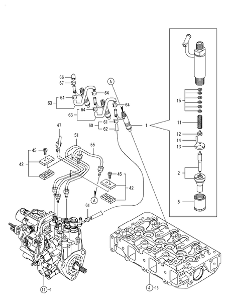 FUEL INJECTION VALVE (3TNV88-BDSA)