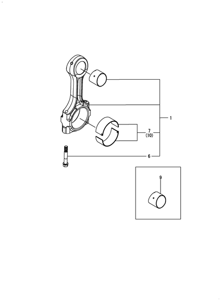 CONNECTING ROD (4TN107FHT-4SSH1) CONNECTING ROD (4TN107FHT-4SSH1)