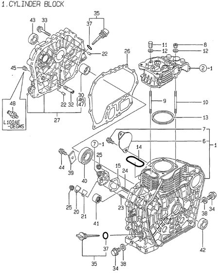Shop CYLINDER BLOCK (L100AE-DEGMS) today | Yanmar US