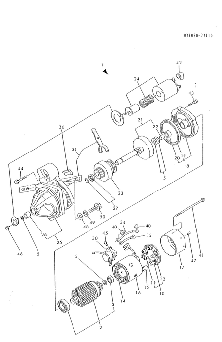 STARTING MOTOR (4T95LT-NC)