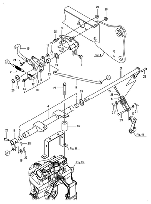 LINK(DIFF LOCK PEDAL) (SA223)
