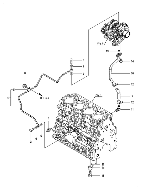 LUB.OIL PIPE (4TNV86CT-DTR)